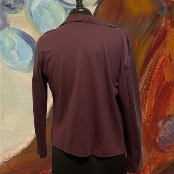 Alfani Faux Suede Cascade Jacket - Picture 8 of 13